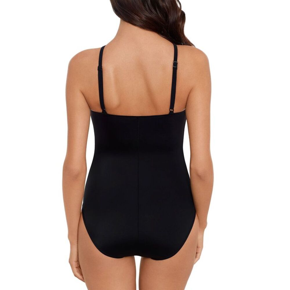 Magicsuit Womens Xantu Jill One-Piece Swimsuit 14 Black/Brown - NWT - Picture 3 of 6